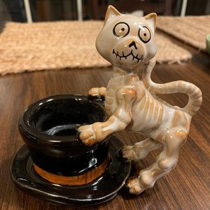 2012 Boney Bunch cat candle holder